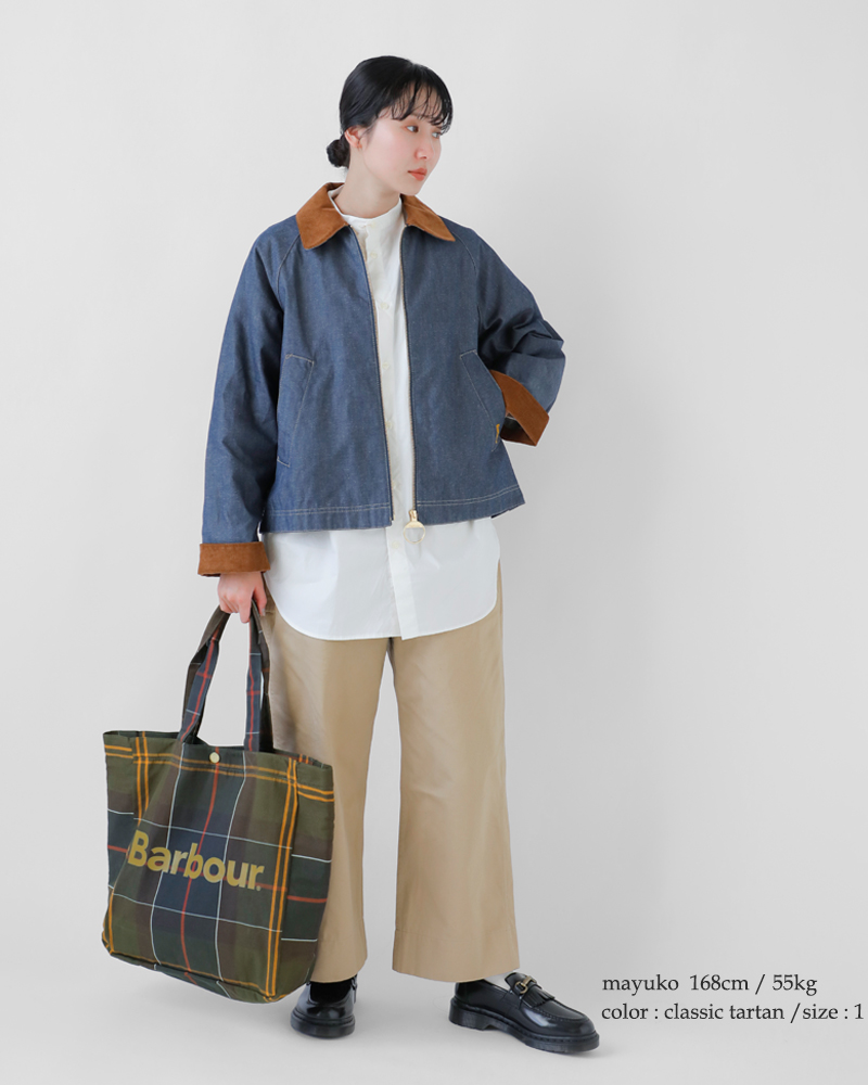 Barbourテルフィールド タータンチェック トートバッグ “TELFIELD TARTAN TOTE BAG” uba0751
