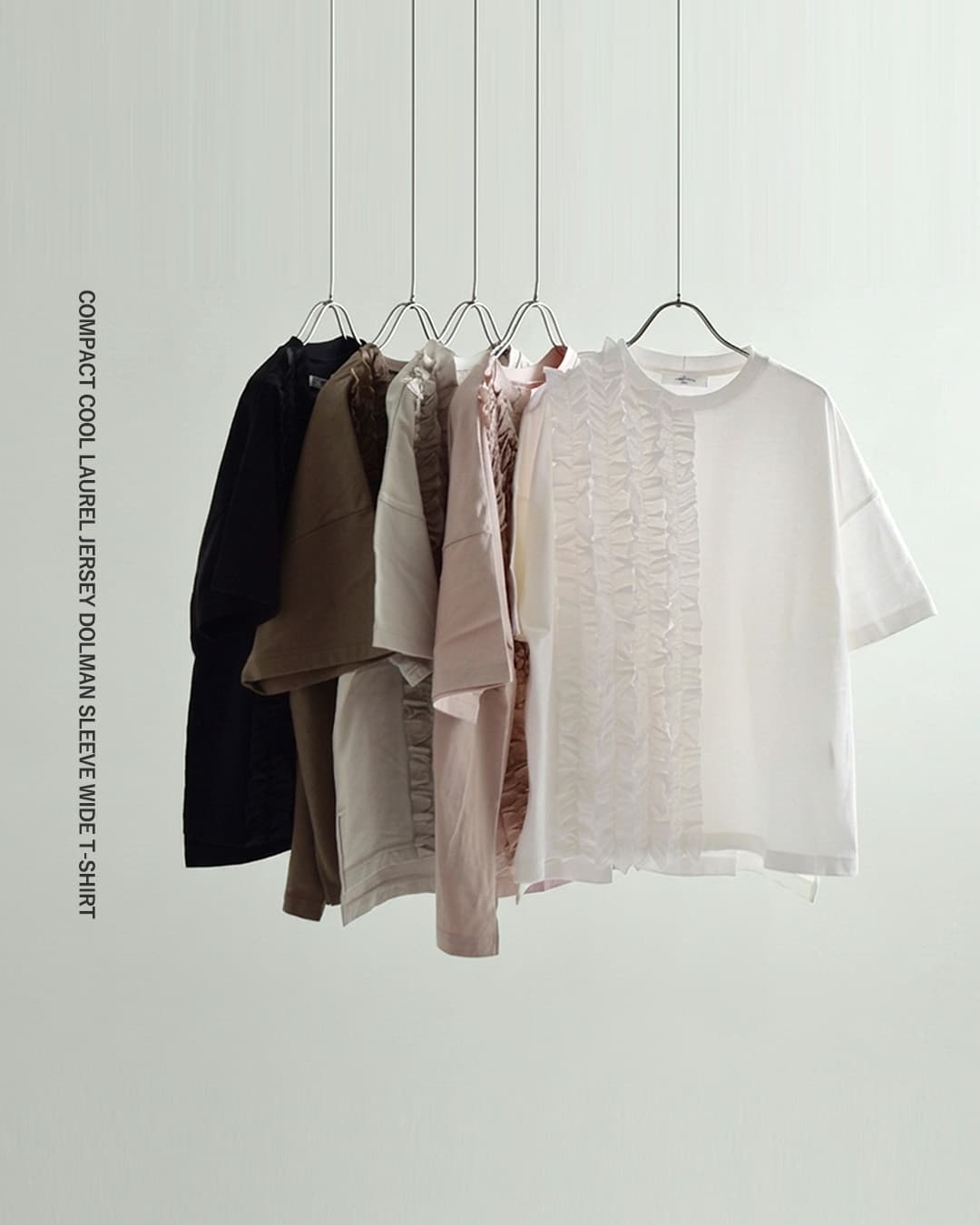 universal sevenコットン クラシック天竺 フリル Tシャツ us251ct023