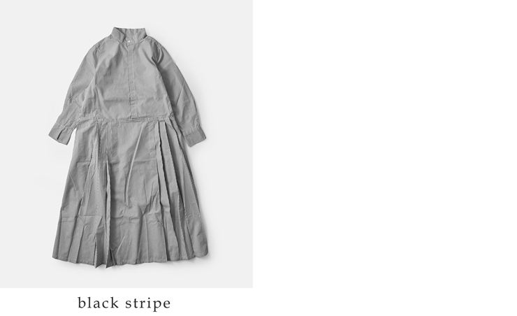 universal tissu(ユニヴァーサルティシュ)コットンブロードストライプホスピタルワンピースut220op026