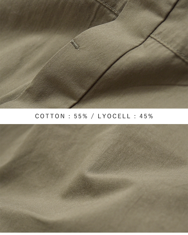 universal tissu(ユニヴァーサルティシュ)コットンリヨセル起毛ワッシャーブロードボートネックサロペットパンツut260pt009