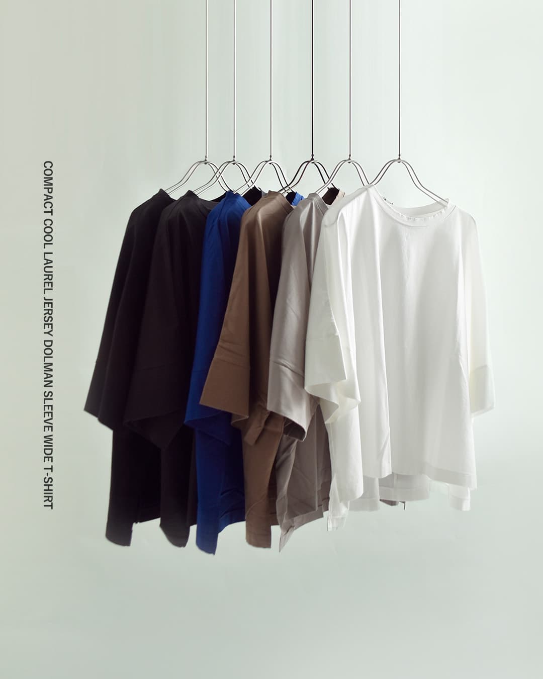 universal tissuコンパクトクールローレル天竺 ドルマンスリーブ ワイド Tシャツ ut261ct019