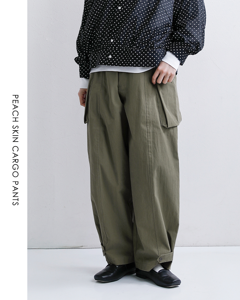 Veritecoeur(ヴェリテクール)コットンピーチスキン カーゴパンツ vc-2824