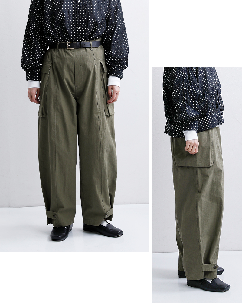 Veritecoeur(ヴェリテクール)コットンピーチスキン カーゴパンツ vc-2824