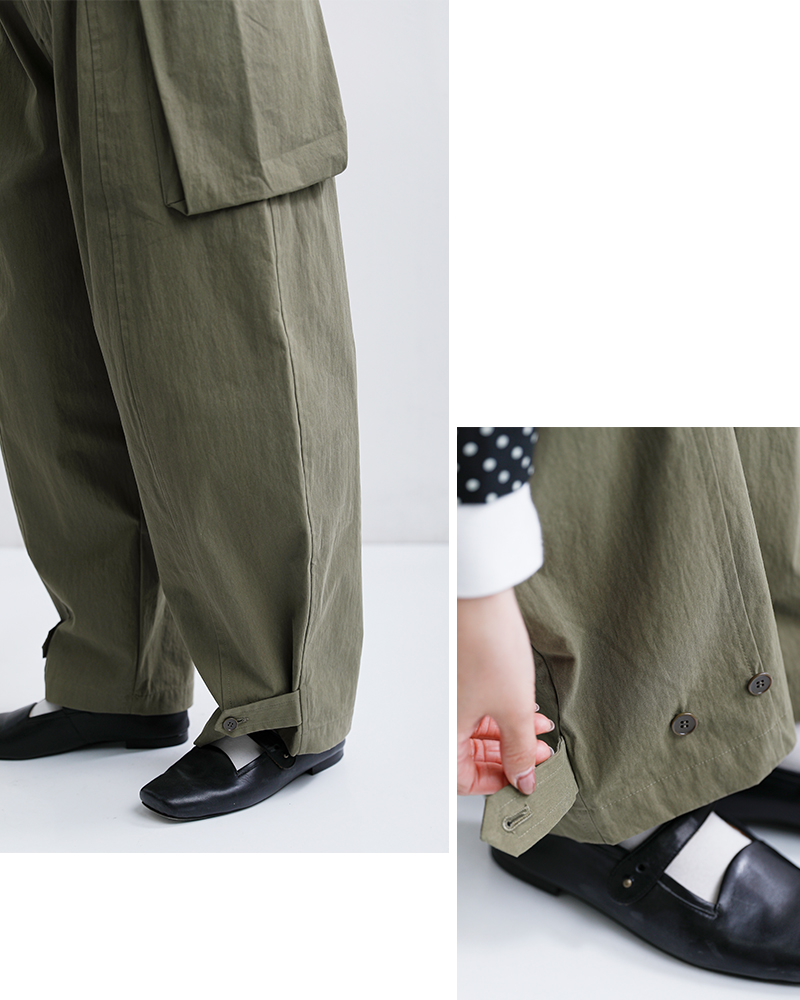 Veritecoeur(ヴェリテクール)コットンピーチスキン カーゴパンツ vc-2824