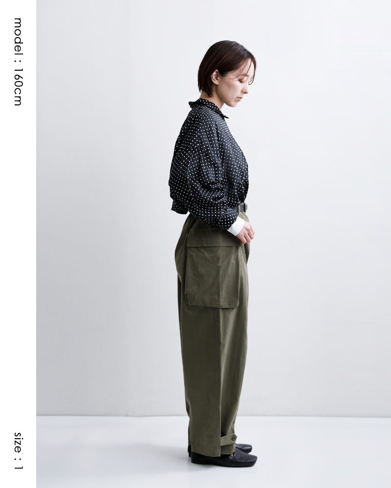 Veritecoeur(ヴェリテクール)コットンピーチスキン カーゴパンツ vc-2824