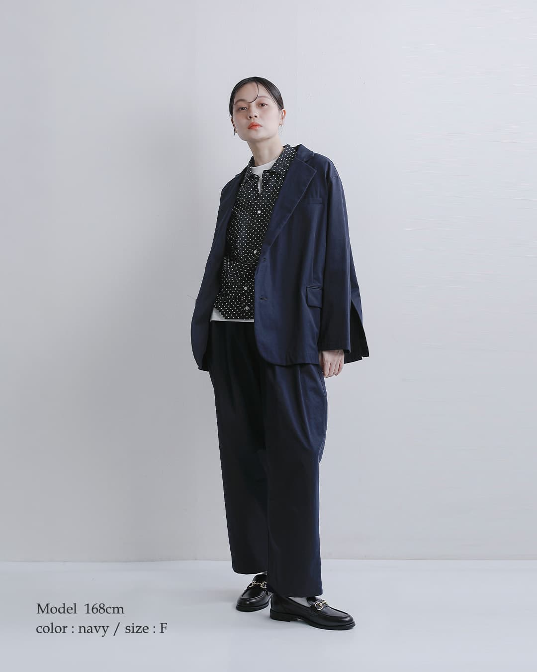 Veritecoeur(ヴェリテクール)コットンギャバジン ツータックパンツ vc-2858