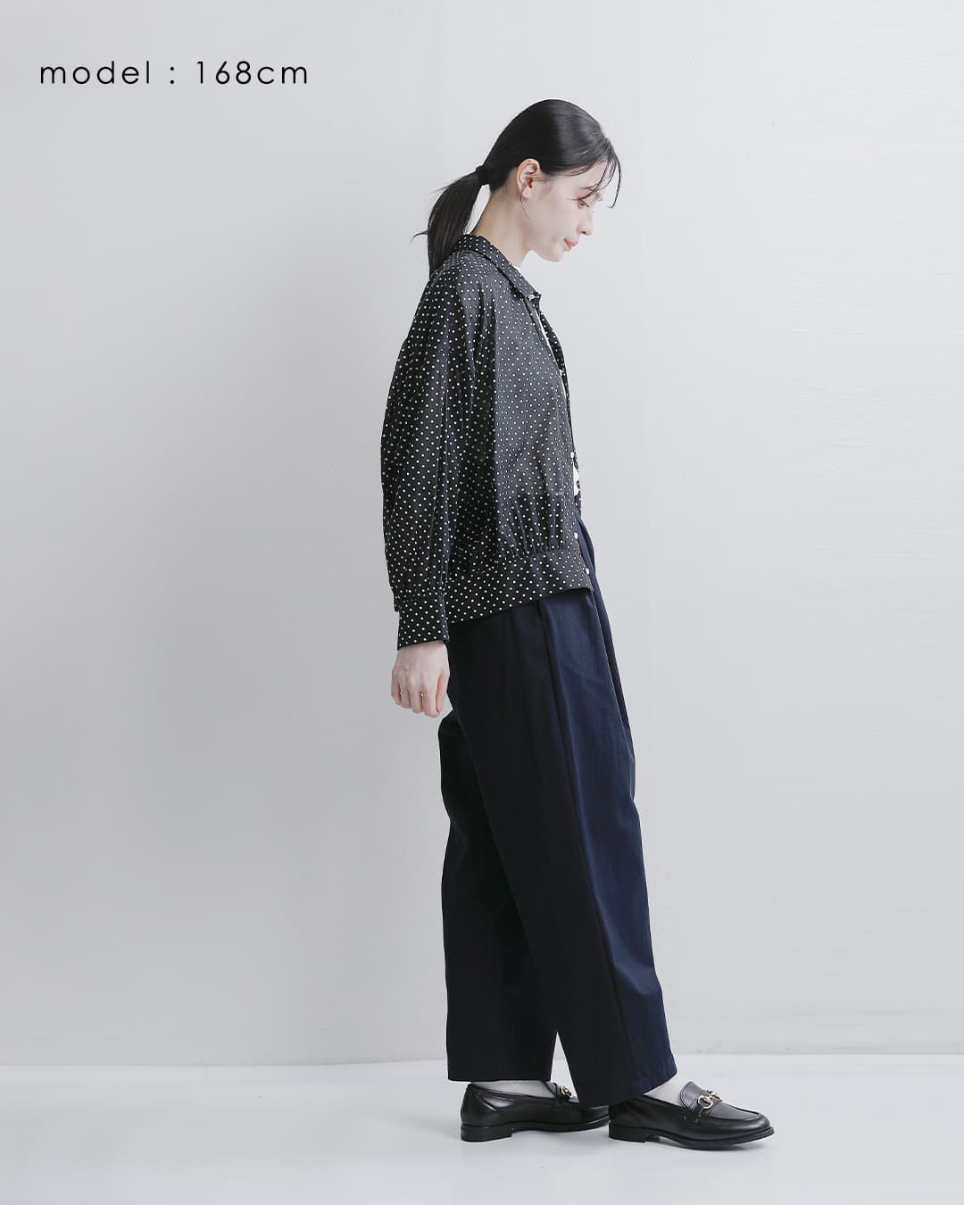 Veritecoeur(ヴェリテクール)コットンギャバジン ツータックパンツ vc-2858