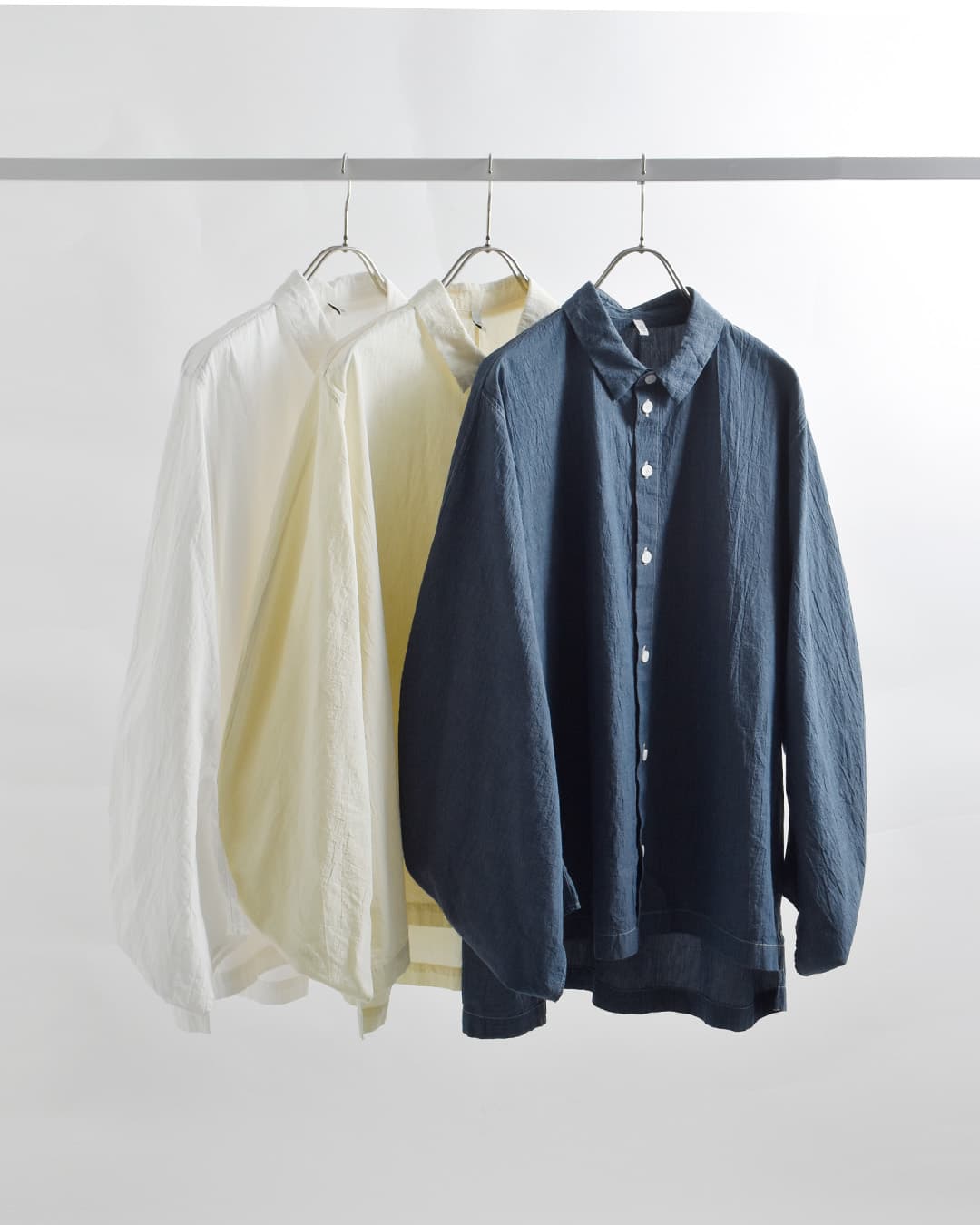 FIR MUMオーガニックコットン強撚ウェザー ビッグスリーブ シャツ vg-fr0102sf