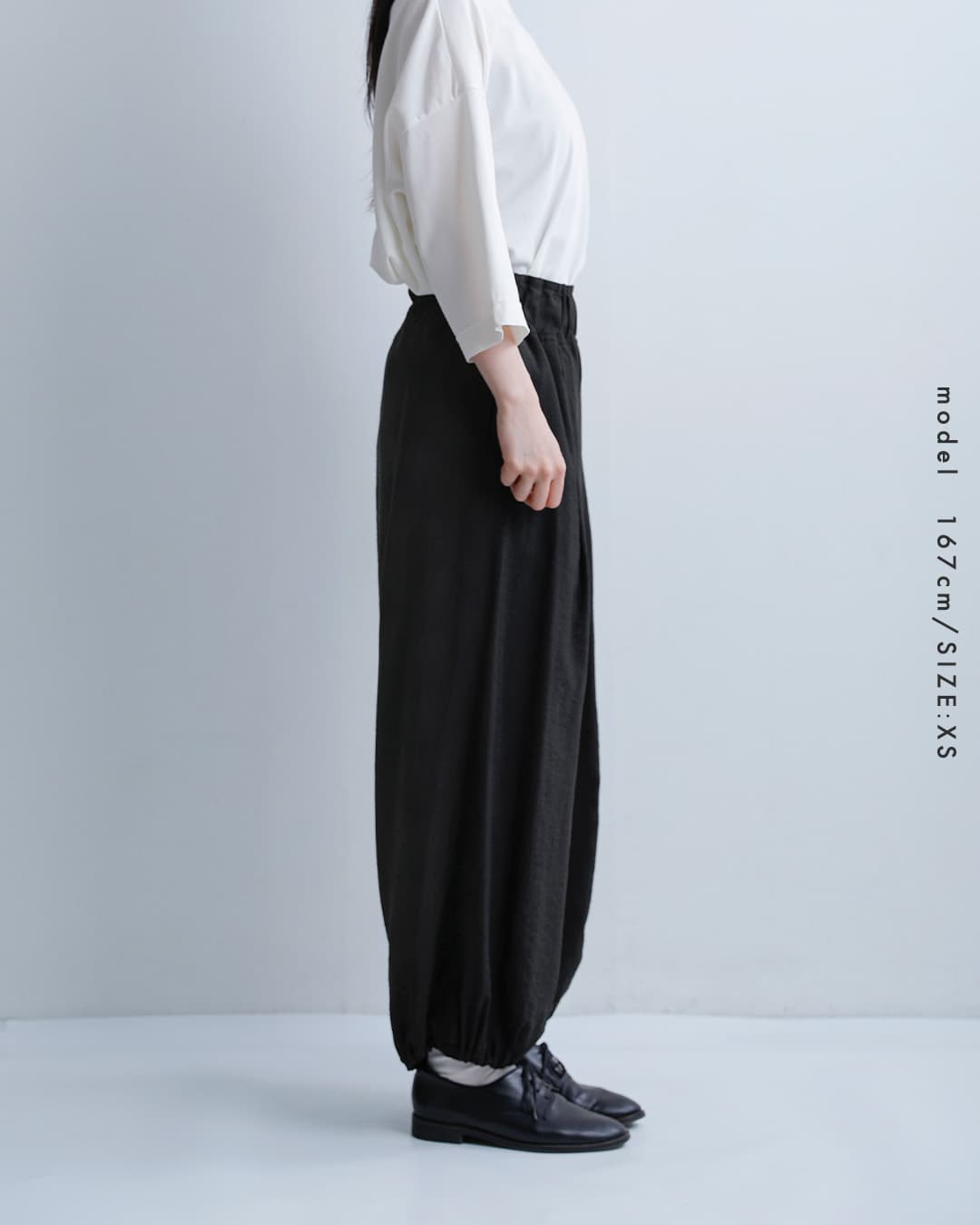 FIR MUMビスコースリネン スラブタッサー ニッカパンツ vg-fr1404pf