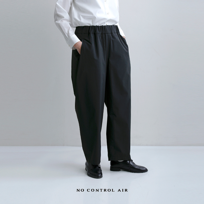 NO CONTROL AIR(ノーコントロールエアー)ストレッチマットタイプライター モモヤマ ワイド テーパードパンツ vg-nc0526pf
