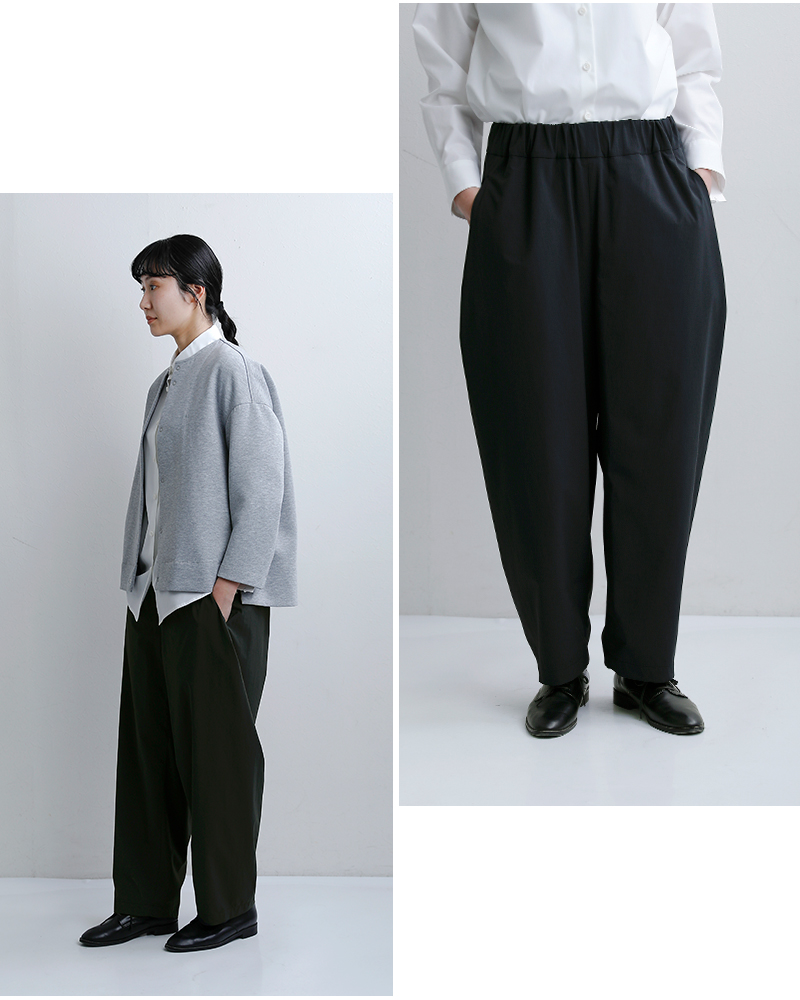 NO CONTROL AIR(ノーコントロールエアー)ストレッチマットタイプライター モモヤマ ワイド テーパードパンツ vg-nc0526pf