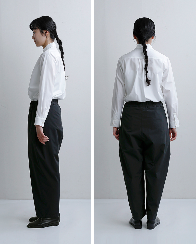 NO CONTROL AIR(ノーコントロールエアー)ストレッチマットタイプライター モモヤマ ワイド テーパードパンツ vg-nc0526pf