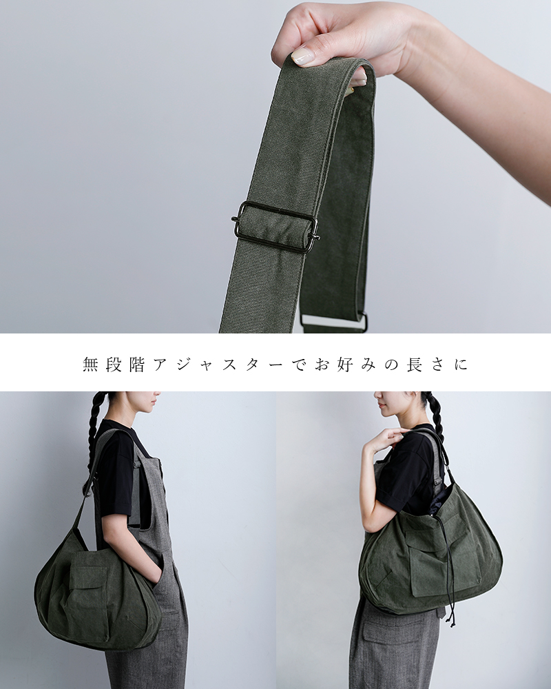 VOAAOVコットンナイロン ショルダーバッグ vodhb