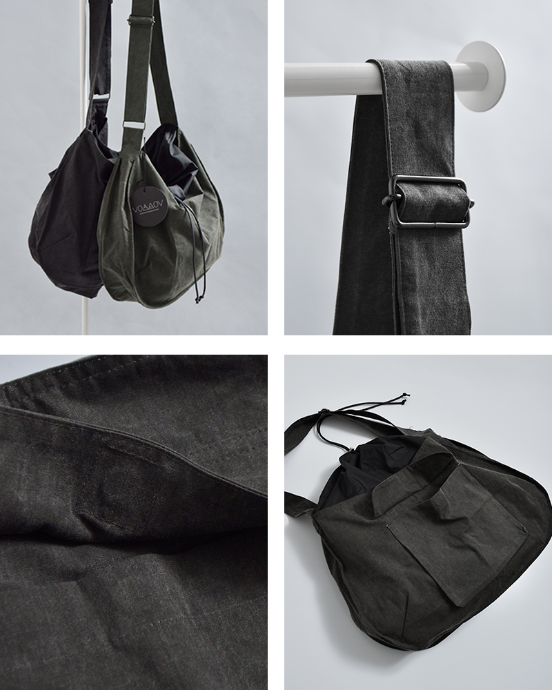 VOAAOVコットンナイロン ショルダーバッグ vodhb