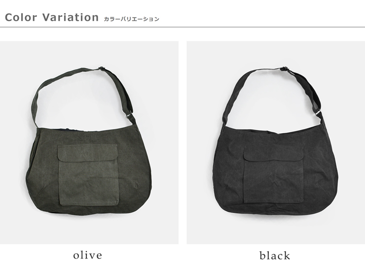 VOAAOVコットンナイロン ショルダーバッグ vodhb