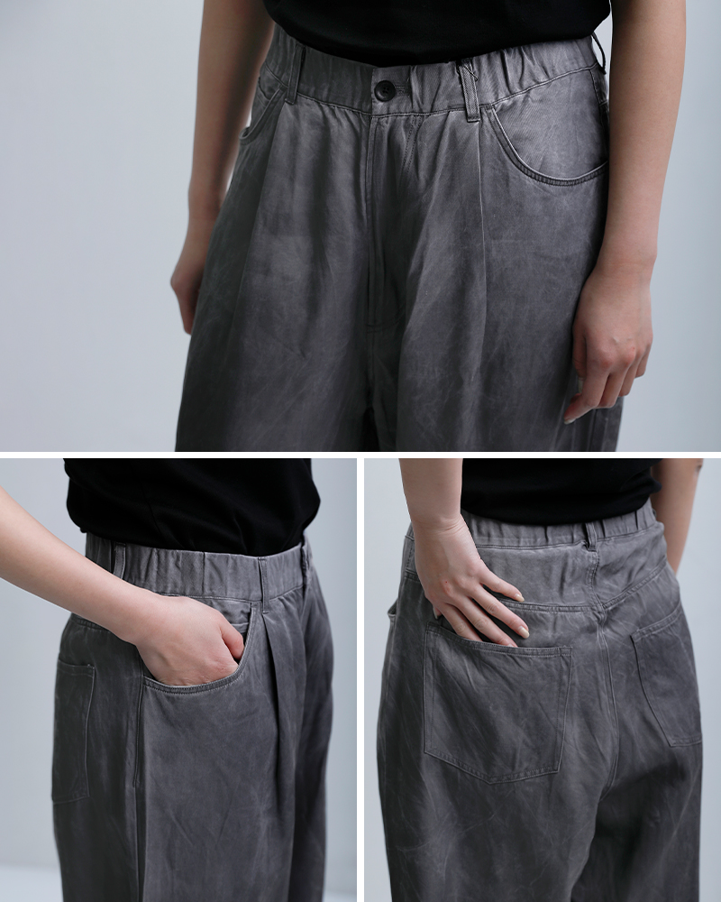 VOAAOVピグメント キュプラ パンツ vopt-p061