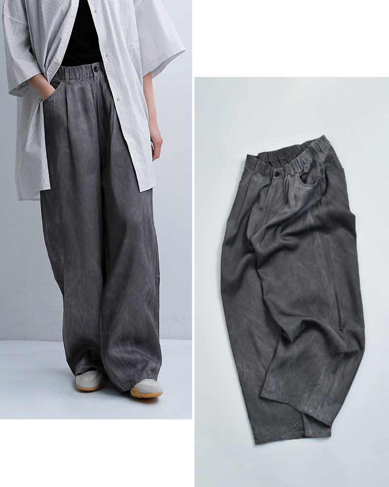 VOAAOVピグメント キュプラ パンツ vopt-p061