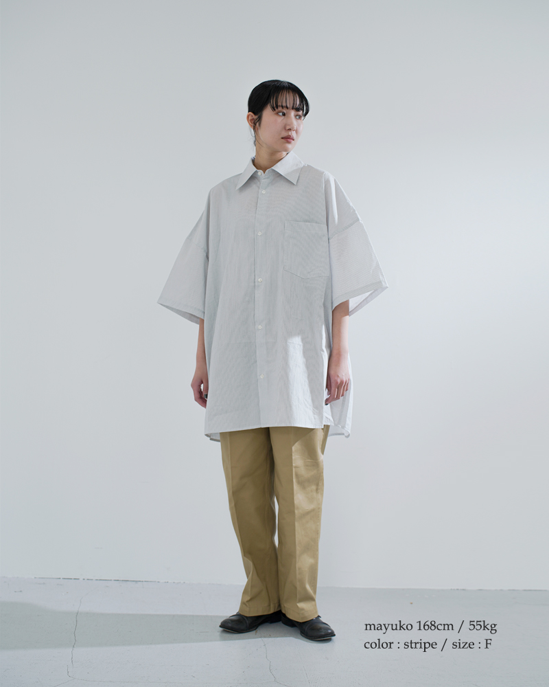 VOAAOV(ヴォアーブ)コットン半袖XXXXLシャツvosh-p082