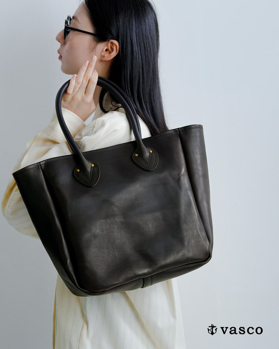 VASCO(ヴァスコ)OLD OIL レザー オールド トートバッグ ミディアム “LEATHER OLD TOTE BAG MIDIUM” vs-268l