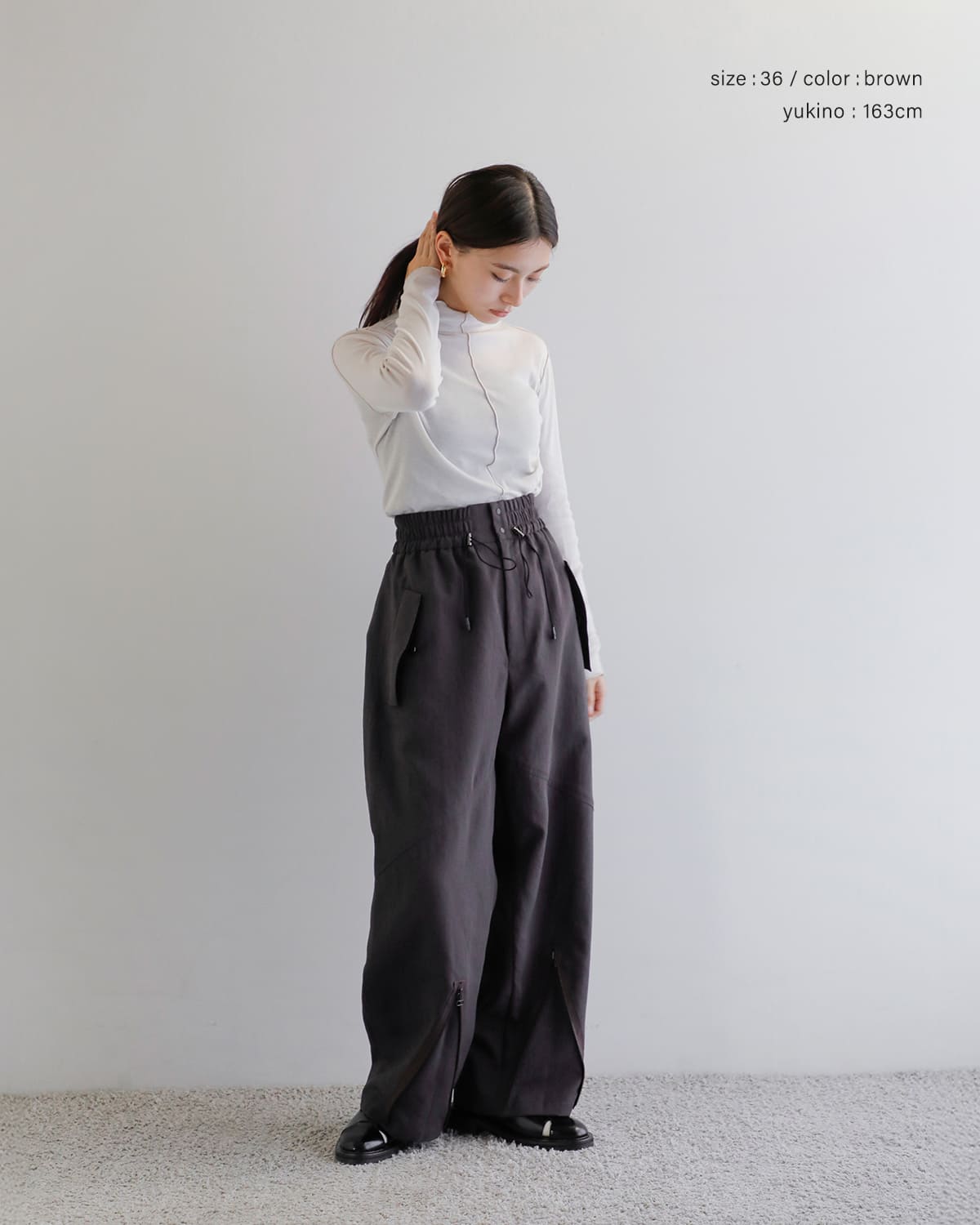 AKANE UTSUNOMIYA アカネウツノミヤ 撥水 イージー ミリタリー パンツ