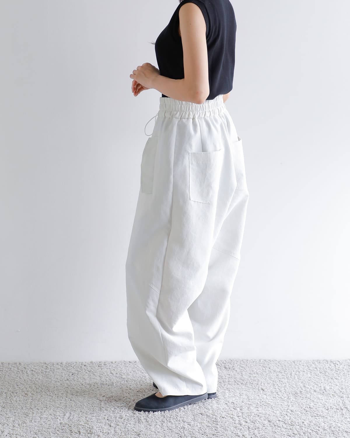 AKANE UTSUNOMIYA アカネウツノミヤ 撥水 イージー ミリタリー パンツ