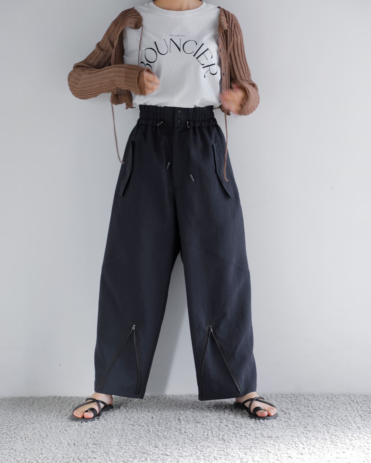 AKANE UTSUNOMIYA アカネウツノミヤ 撥水 イージー ミリタリー パンツ