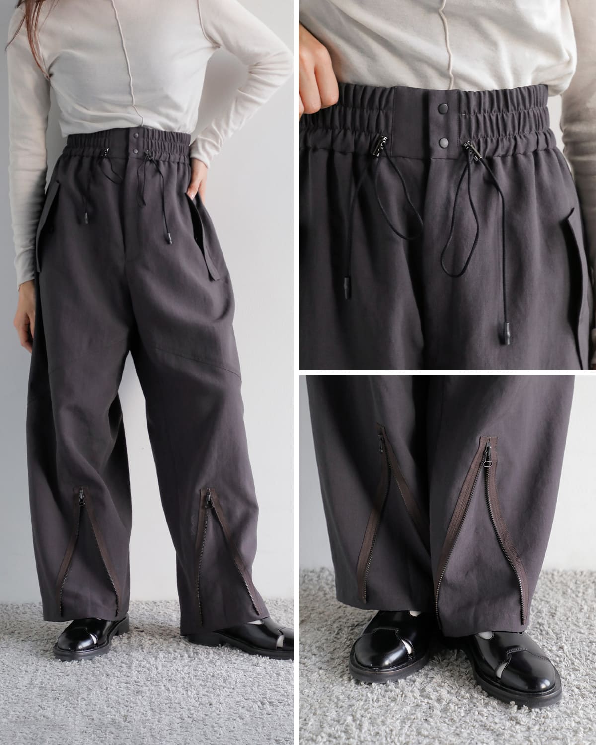 AKANE UTSUNOMIYA(アカネウツノミヤ)撥水イージーミリタリーパンツ wao-fp33-2008