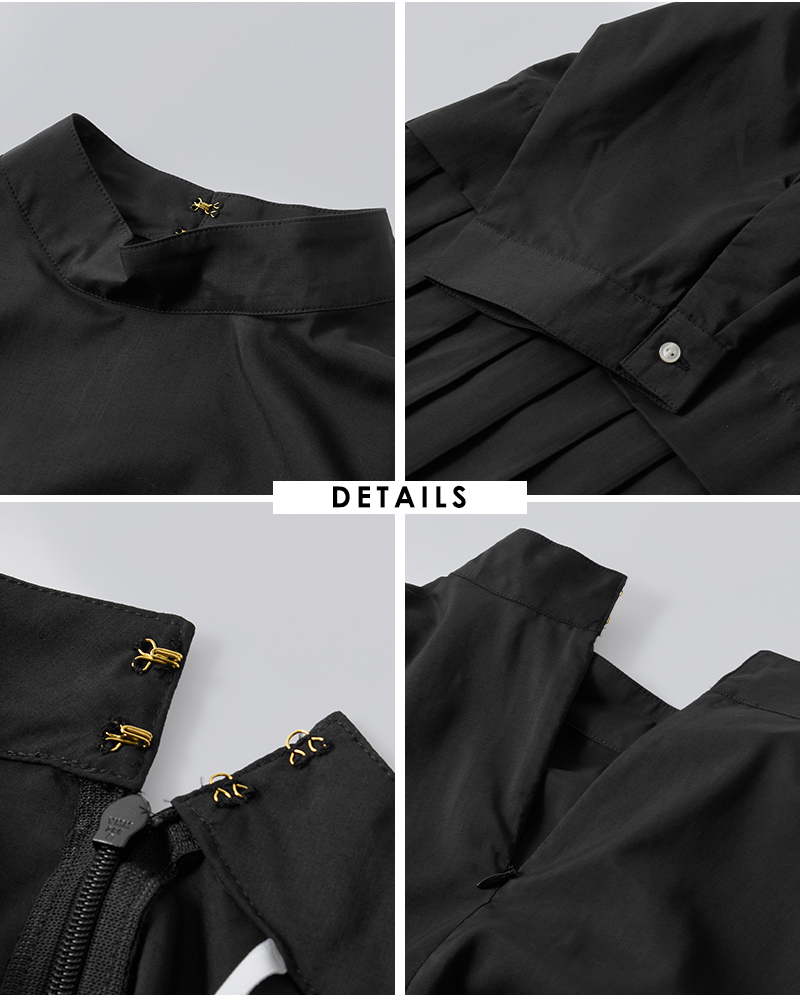 whyto(�z���C�g)�x���}�b�N�X�X�^���h�J���[���v���[�c�u���E�X�gHEMPLEATSBLOUSE�hwht21fbl4004