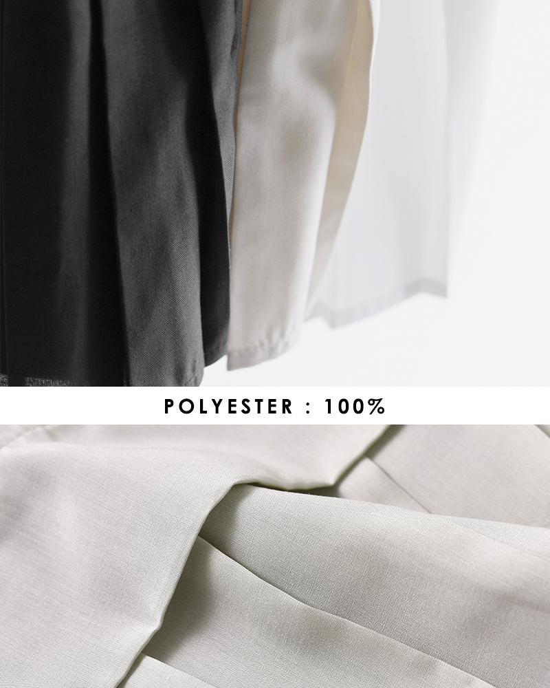 whyto(�z���C�g)�x���}�b�N�X�X�^���h�J���[���v���[�c�u���E�X�gHEMPLEATSBLOUSE�hwht21fbl4004