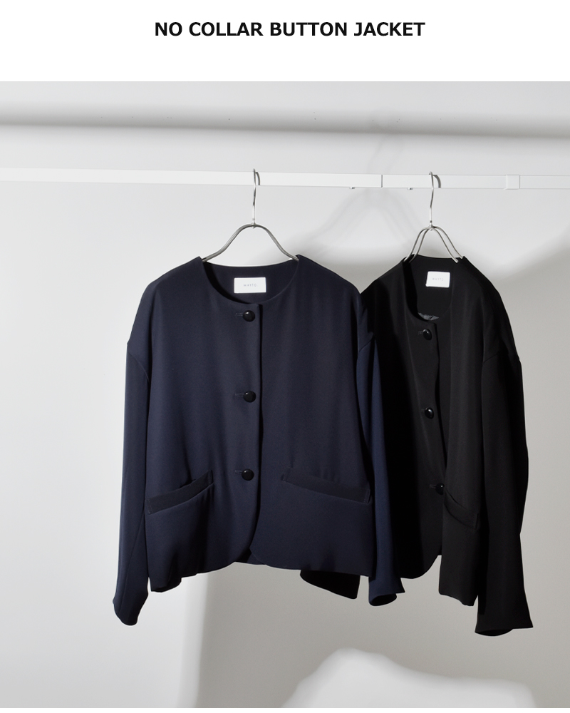 whyto(�z���C�g)�m�[�J���[�{�^���W���P�b�g�gnocollarbuttonjacket�hwht24fjk4035