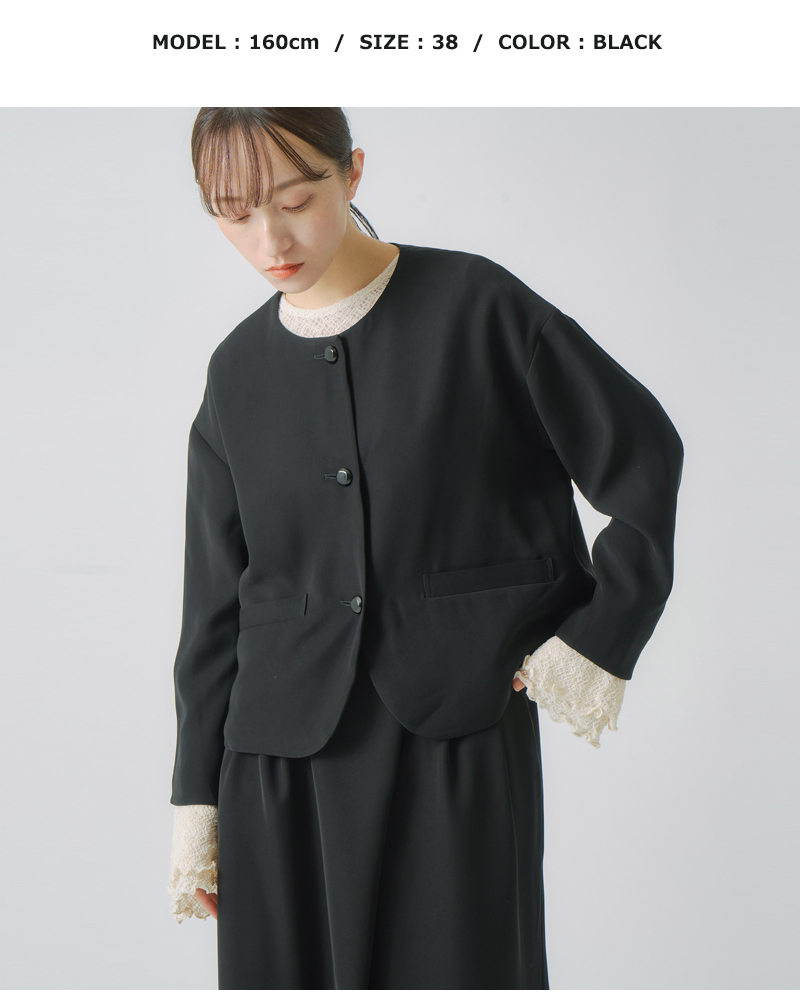 whyto(�z���C�g)�m�[�J���[�{�^���W���P�b�g�gnocollarbuttonjacket�hwht24fjk4035