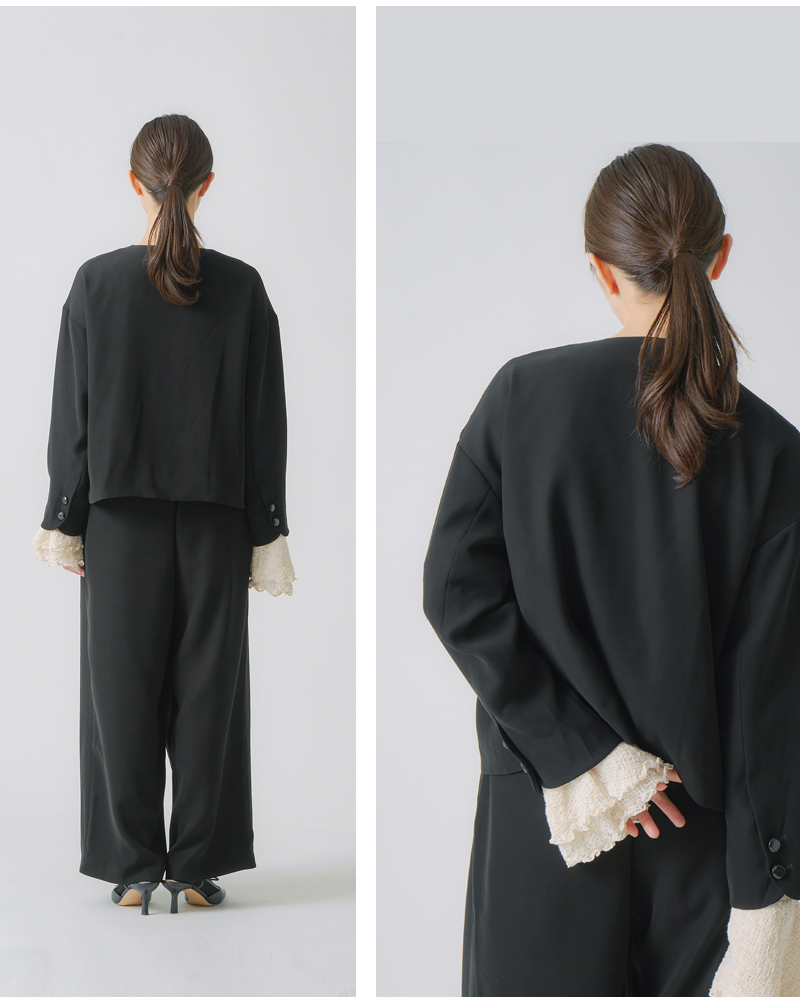 whyto(�z���C�g)�m�[�J���[�{�^���W���P�b�g�gnocollarbuttonjacket�hwht24fjk4035