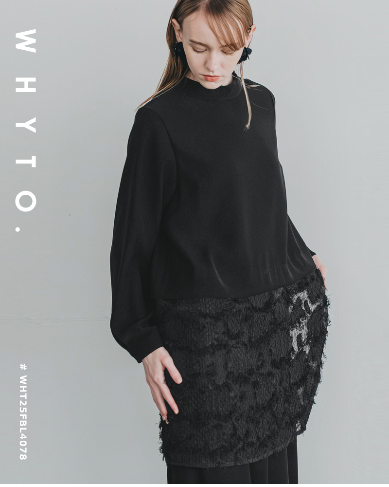 whyto(�z���C�g)���[�X�R���r�l�[�V�����V���[�g�h���X�glacecombinationshortdress�hwht25fbl4078