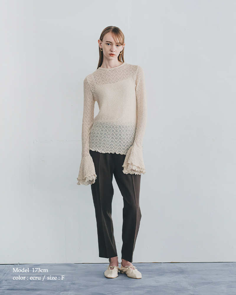 whyto(�z���C�g)�t�����t���A���[�X�g�b�v�Xfrillflarelacetopswht25fcs4004