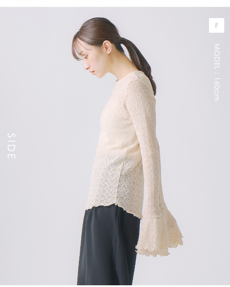 whyto(�z���C�g)�t�����t���A���[�X�g�b�v�Xfrillflarelacetopswht25fcs4004