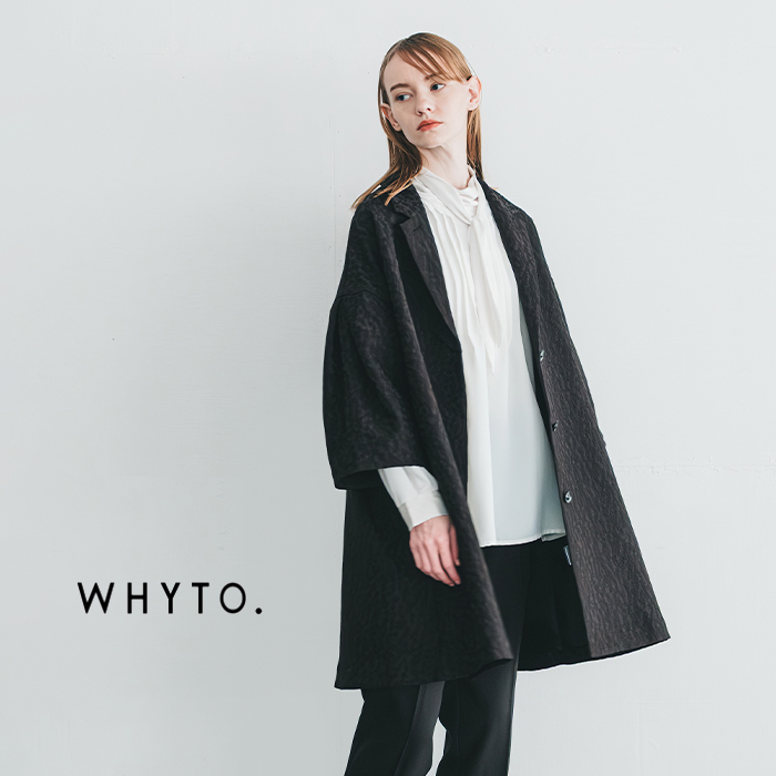 whyto(�z���C�g)�W���K�[�h�e���g���C���R�[�g�gjacquardtentlinecoat�hwht25fjk4048