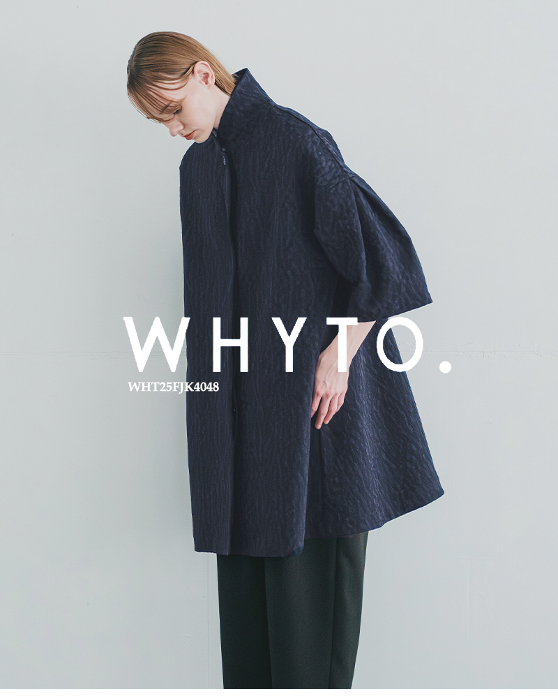 whyto(�z���C�g)�W���K�[�h�e���g���C���R�[�g�gjacquardtentlinecoat�hwht25fjk4048