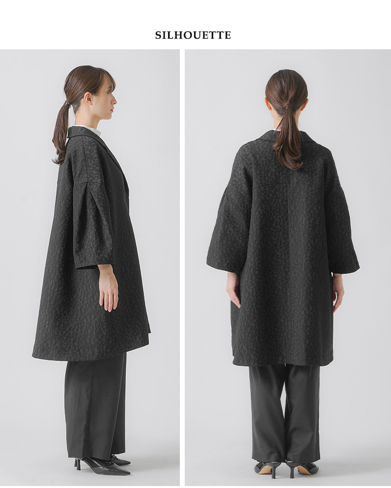 whyto(�z���C�g)�W���K�[�h�e���g���C���R�[�g�gjacquardtentlinecoat�hwht25fjk4048