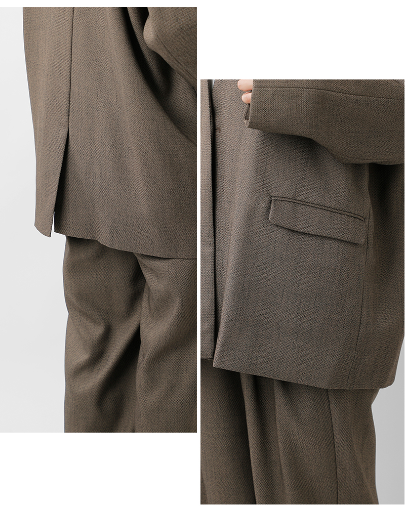 whyto(�z���C�g)�V�b�N�c�C�[�h�I�[�o�[�W���P�b�g�gchictweedoverjacket�hwht25fjk4049