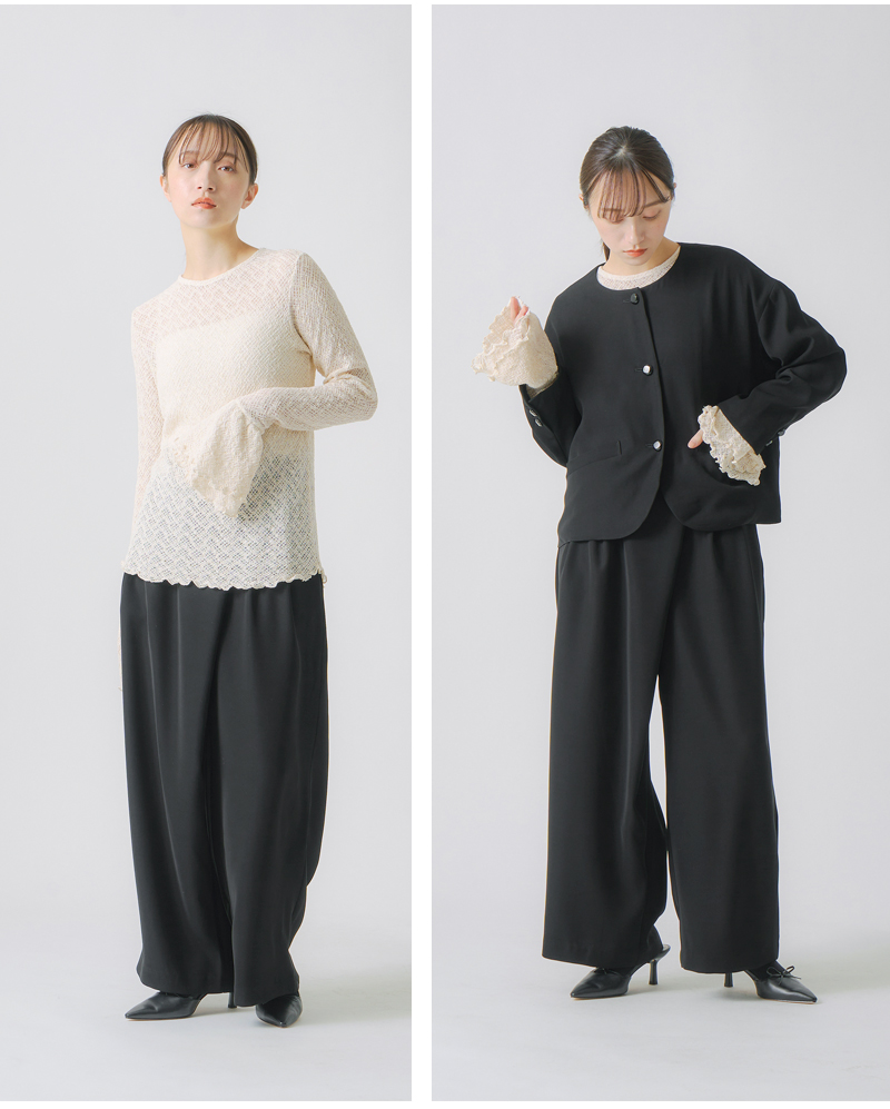 whyto(�z���C�g)�A�V�����g���[���C�h�g���E�U�[�p���c�gasymmetrywidetrouser�hwht25fpt4054