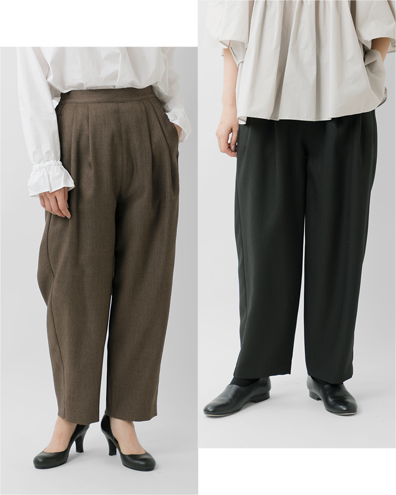 whyto(�z���C�g)�V�b�N�c�C�[�h���E���h�g���E�U�[�p���c�gchictweedroundtrouser�hwht25fpt4057