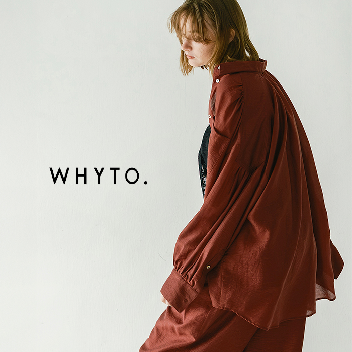 whyto(ホワイト)シアーボリュームブラウス“sheervolumeblouse”wht25hbl4065