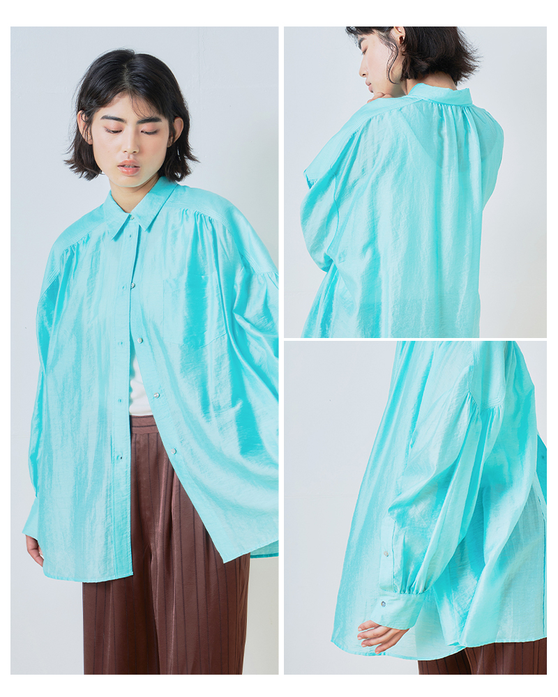 whyto(ホワイト)シアーボリュームブラウス“sheervolumeblouse”wht25hbl4065