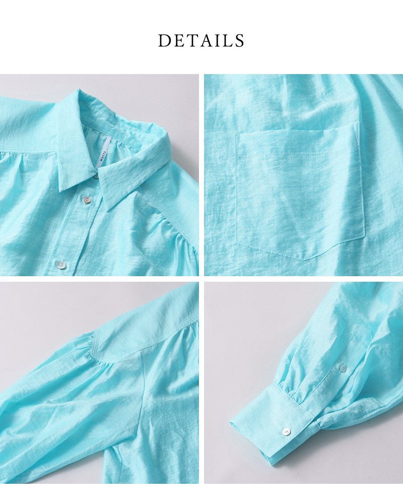 whyto(ホワイト)シアーボリュームブラウス“sheervolumeblouse”wht25hbl4065