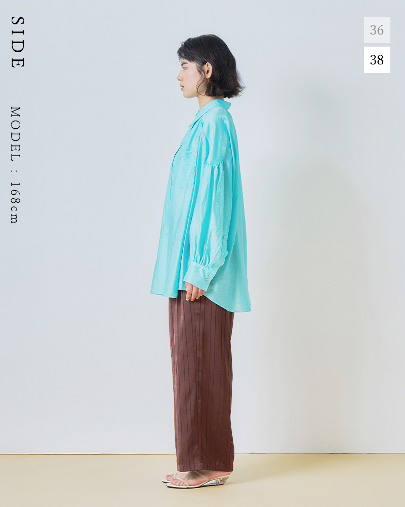 whyto(ホワイト)シアーボリュームブラウス“sheervolumeblouse”wht25hbl4065