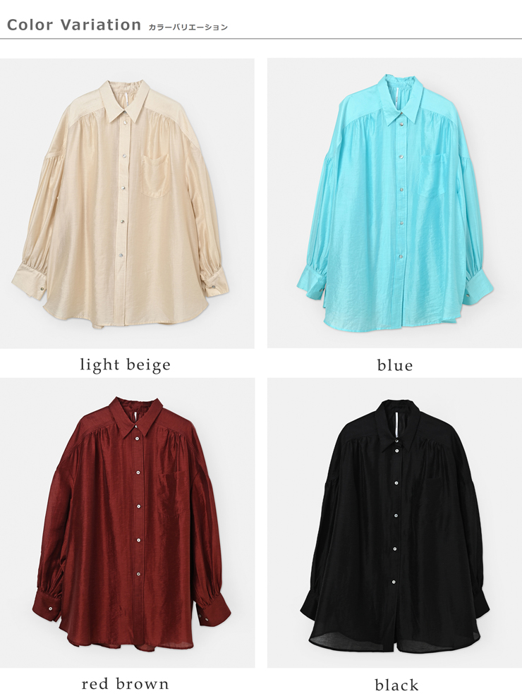 whyto(ホワイト)シアーボリュームブラウス“sheervolumeblouse”wht25hbl4065