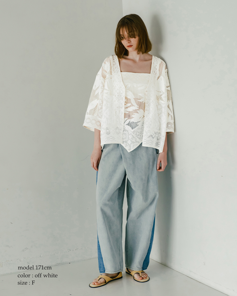 whyto(ホワイト)レースコンビネーションキャミソール“lacecombinationcamisole”wht26hbl4088