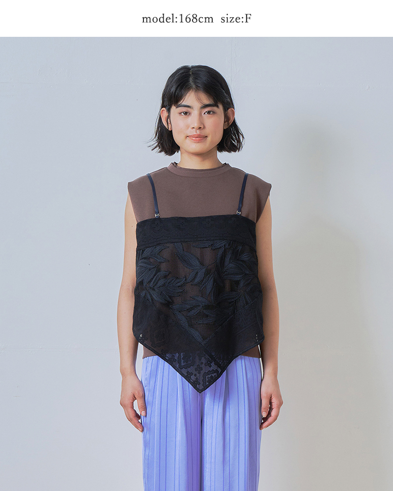 whyto(ホワイト)レースコンビネーションキャミソール“lacecombinationcamisole”wht26hbl4088