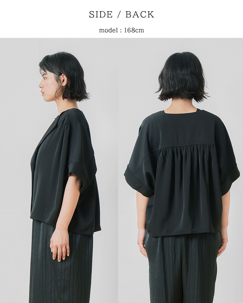 whyto(�z���C�g)�M���U�[�n�[�t�X���[�u�W���P�b�g�ggatherhalfsleevejacket�hwht26hbl4093