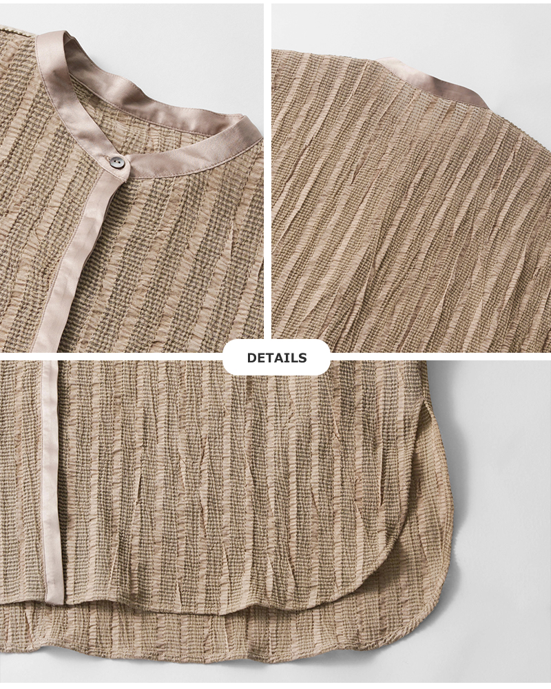 whyto(�z���C�g)�X�g���C�v���C�h�X�N�G�A�u���E�X�gwidesquareblouse�hwht26hbl4096